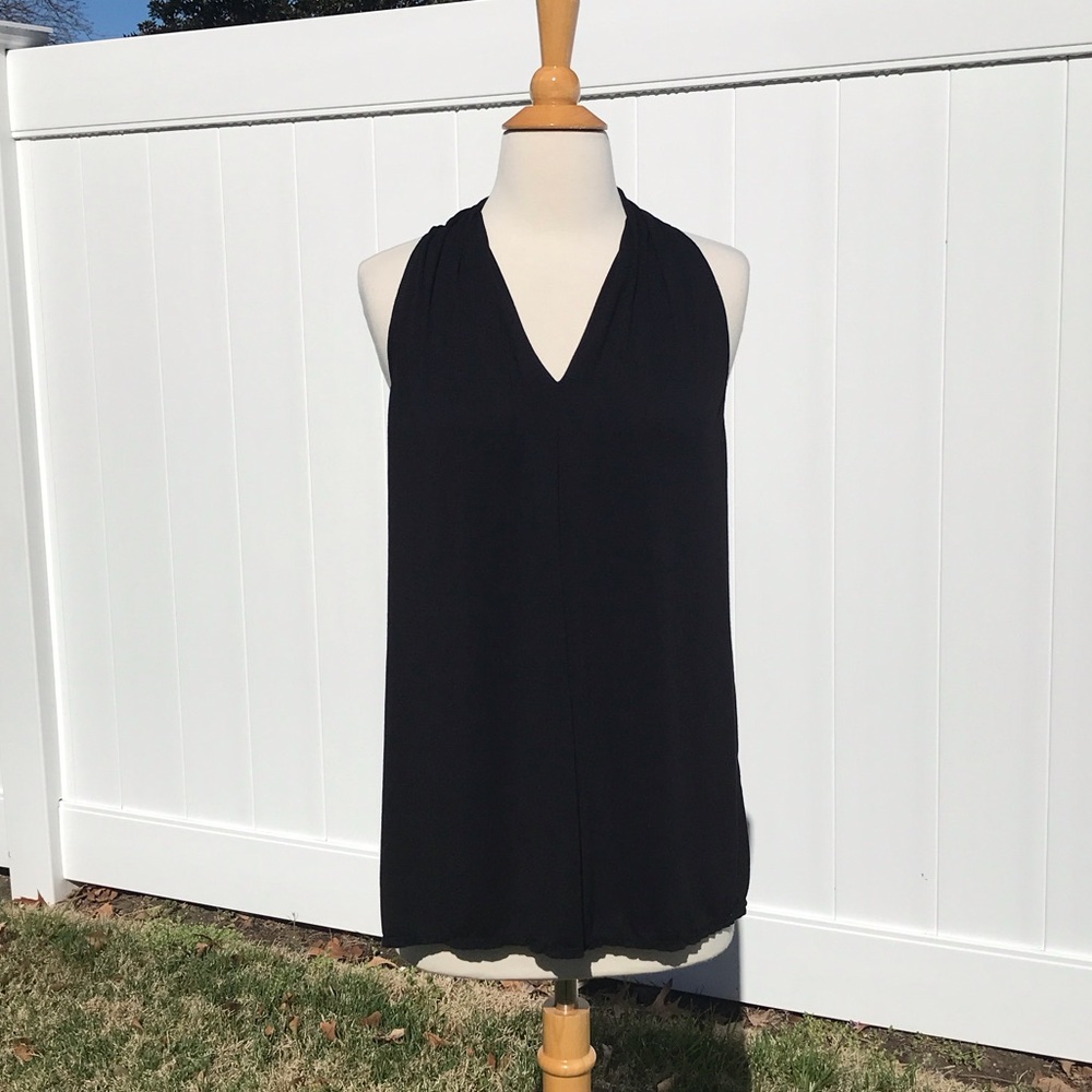 Max Studio Black Sleeveless Blouse Size Medium